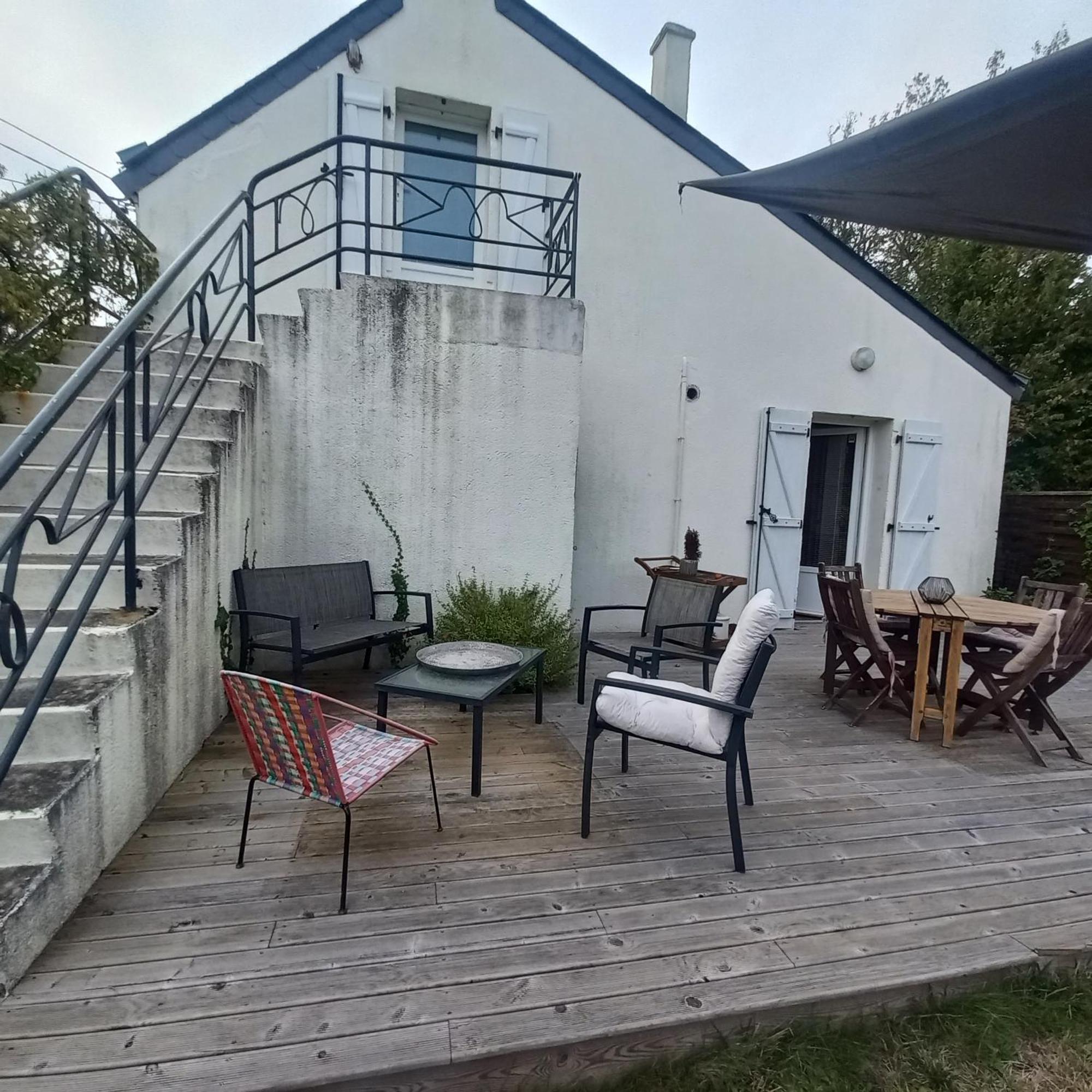 Appartement indépendant Saint-Gildas-de-Rhuys Buitenkant foto